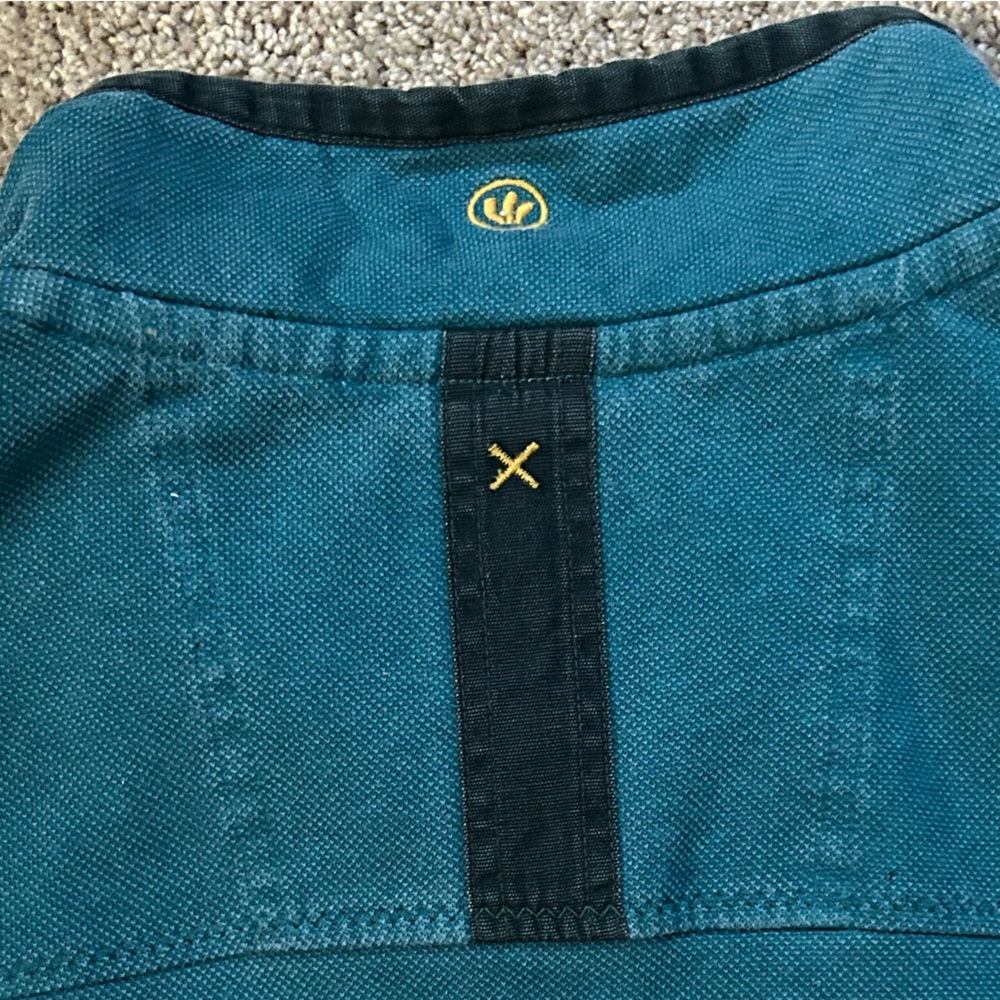 Fat Face Men's Teal and Navy Zip-Up Sweater - Picture 5 of 5